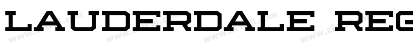 Lauderdale Regular字体转换 Lauderdale Regular字体转换